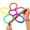 Fashion TPR toys Stretchy Noodles Rope DIY Anti Stress Toys String Fidget Autism Vent Toys For Kids Adults