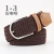 Import Fashion Unisex Double D Ring Webbing Woven Fabric Belts Canvas Cotton Belt from China