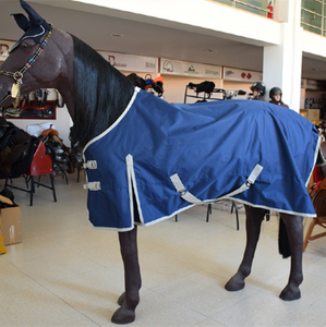 Fashion waterproof and breathable blue horse rugs