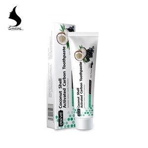 FDA 120g Best Nature Coconut Shell Activated Carbon CharcoalTeeth And Gums Whitening Toothpaste