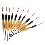 Fishing Float Set Pole Float Exquisite Bobber Buoy Wood Fishing Floats Tackle