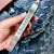 Import Fixed blade outdoor work hunting all-steel integrated pattern handle camping survival knife from China