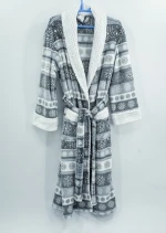 fleece Bathrobes & U Shape Pillow set