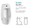 Floor Mount Standing Ceramic Urinal , Luxury Urinal With Sensors , sanitary urinal