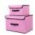 Import foldable storage bins 2 pack non-woven storage cube boxes with lids and handles home bedroom storage from China