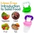 Food feeder fresh fruit Nibbler with hand for baby , food milk pacifier with pouch for infant,baby pacifier feeder