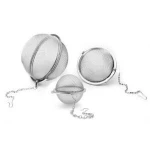 Food Grade 18 8 Stainless Steel Gold Silver Mesh Tennis Tea Fliters Ball Strainer Infuser wholesale