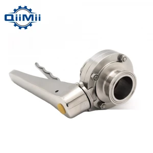 Food Grade Stainless Steel SS304 SS316L Tri Clamp Butterfly Valve Sanitary Manual Butterfly Valve Hand Lever