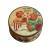 Food stuff factory price round tinplate candy box metal can for candy