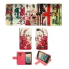 For archos 45b neon case colorful leather case wallet leather high quality factory price