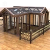 Foshanguangye Sun Rooms container glass house tropical sun room Customized outdoor winter garden