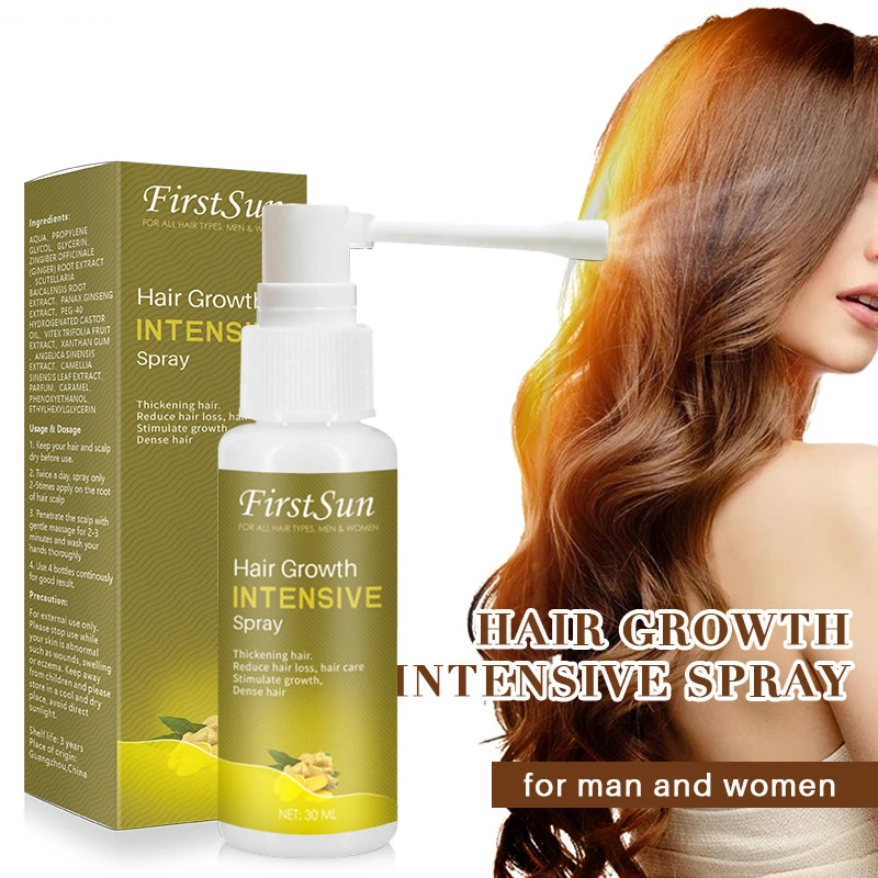 Free Sample Heat Protecting Yuda Hair Growth Spray Hair Spray