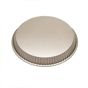 Free sample  Non-stick quiche pan tart pan pie pan with removable