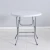 Import Free Sample Outdoor Furniture Restaurant Garden Patio White Round Outdoor Portable Folding Table from China