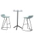 Import French designer contemporary restaurant pub bar cocktail upholstered high leather stools chairs manufacturers from China