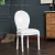 Import French style round solid wood dining chair round wood chair from China