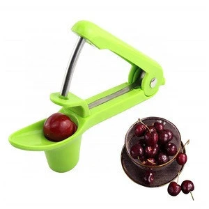 Fruit Vegetable Tools Plastic Cherry Pitter Tool Cherry Stoner Pitter Core Remover