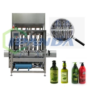 Full Auto Filling Line Automatic Filler and Sealer Machine for Shampoo Liquid with Plastic Bottle
