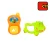 Import funny shaking musical toys plastic baby rattle with 8 pieces from China