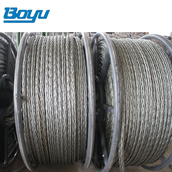 Galvanized Anti-twisting braided steel pilot wire rope