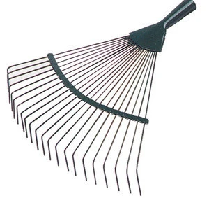 garden hay leaf iron rake