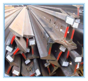 GB Standard Q235B/55Q material 22kg/m Railway light steel rail