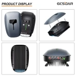 GCSOAR Backlight LED Display LED Indicator Light 60A MPPT Solar Charge Controller 12v 24v