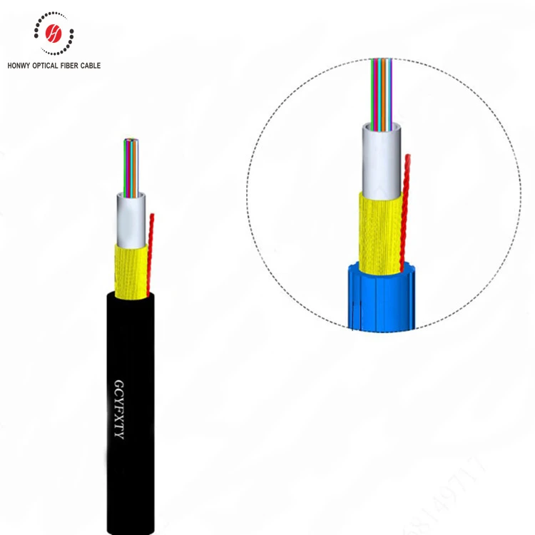GCYFXY  fiber optic cable 2-24core Air-Blown Micro for  communication cables