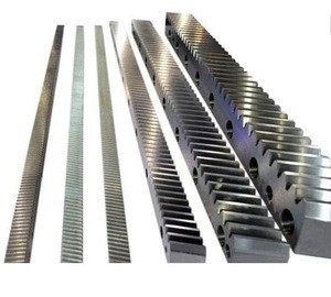 Gear rack milling machine for sliding gate opener slide