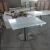 Import Glossy finish square style solid surface five star hotel  dining tables from China