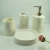 Import Gold colorful Ceramic bathroom accessories set from China