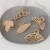Import Gold decorative tortoise leaf butterfly women large metal clutcher hair claw clip from China