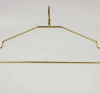 gold metal hanger for wholesale metal wire hanger with rotatable hook