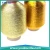 Import Golden polyester metallic yarn /metallic thread for knitting,weaving from China