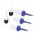 Import Golf Tees Plastic Set Golf Brush Tees 3 Colors Size Driver Training Aid Ball Holder Cleaner Golfer from China