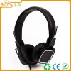 Good quality stereo communication mp3 children headphones with DIY case