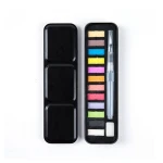 Great price 18 colors water soluble pigment powder solid watercolor paint set