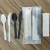 Import GreenWorks best disposable dinner cutlery set biodegradable paper fork spoon from China