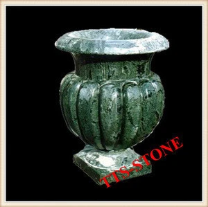 Grenn Stone Marble Flower Vase/Pot