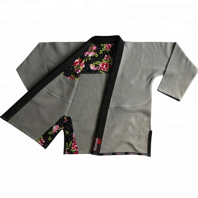 grey bjj gi stock bjj custom embroidery and patches jiu jitsu kimono pearl weave fabric brazilian jiu jitsu gi