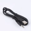 GuangDong factory supply 3.5mm audio jack to USB power charger cable