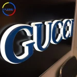 Guangzhou advertising products coffee shop open neon  RGB letters flash 3d led letter sign