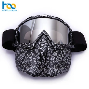 Guangzhou Wholesale Motorcycle Accessories Custom Retro Motorcycle Mask Goggles