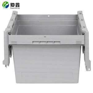Guangzhou Wholesales logistic storage bin/plastic logistic nestable moving container