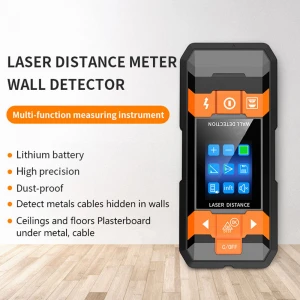 GVDA Multi-function Digital Tape Laser Distance Meter Wall Metal Wood Stud Finder Wall Detector Industrial Metal Detectors