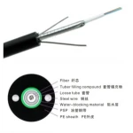 GYXTW factory -central loose tube 4 core  multimode fiber optic cable
