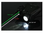 GZ15-0074 green laser pointer IR flashlight led tactical flashlight