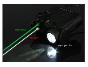 GZ15-0074 green laser pointer IR flashlight led tactical flashlight