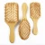 Import Hair Brush Paddle Bamboo Handle Long Handle Air Cushion Massage bamboo Wooden Bristle Hair Comb from China