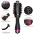 Import Hair Brush Private Label Flat Iron Hot Air Pick Electric Comb One Step Hair Dryer Fast Hair Straightener Brush Hot Air Brush from China